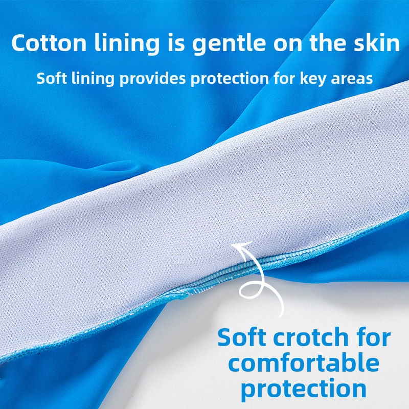 Detské plavky pre chlapcov 2025 Nové jednodielne plavky pre stredné a veľké deti, tréningové plavky s kresleným motívom, okrúhlym výstrihom, pohodlné