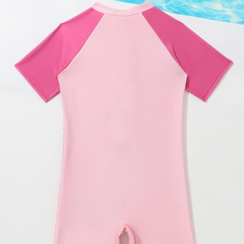 2024 Νέο παιδικό μαγιό για κορίτσια μεσαίου και μεγάλου μεγέθους, ολόσωμο μαγιό για κορίτσια, χαριτωμένο, τυπωμένο, γρήγορο στέγνωμα, υψηλής ελαστικότητας, σερφ