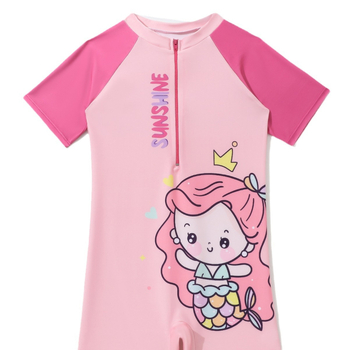 2024 Νέο παιδικό μαγιό για κορίτσια μεσαίου και μεγάλου μεγέθους, ολόσωμο μαγιό για κορίτσια, χαριτωμένο, τυπωμένο, γρήγορο στέγνωμα, υψηλής ελαστικότητας, σερφ