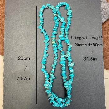 1-osaline naturaalsest sinakasrohelisest helmestest kaelakee naturaalsetest kalliskividest ehted elegantsed moodsed teismelise pojo ehted