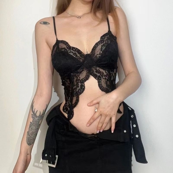 Σέξι δαντελένιο τιρκουάζ φόρεμα σε ευρωπαϊκό και αμερικανικό στιλ, με διαφανές εσωτερικό μέρος που αποκαλύπτει τον αφαλό και στενή γραμμή που κολακεύει το στήθος.