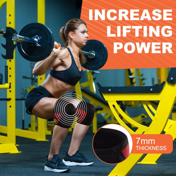 Επιγονατίδες Hercules 7mm από παχύρρευστο υλικό SCR για καταδύσεις, άρση βαρών, αθλητικά επιγονατίδες από νεοπρένιο