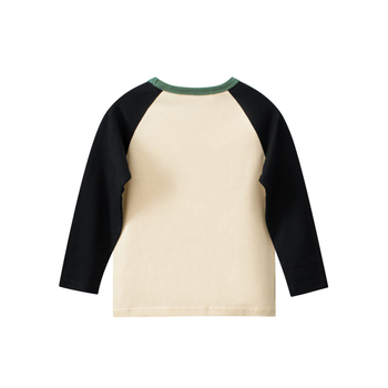 27kids Корейска версия на детско облекло, тениска с дълъг ръкав, есен 2024, нова детска мъжка тениска с долнище, treasure factory, трансгранична търговия на едро