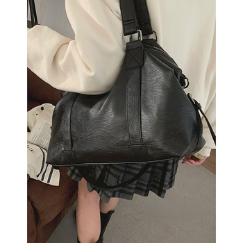 Ārējās tirdzniecības pārrobežu stilīga, moderna, pārnēsājama ceļojuma soma, augstas klases tekstūra, lielas ietilpības korejiešu stila iepirkumu soma, plecu soma, bagāžas soma pāri plecam