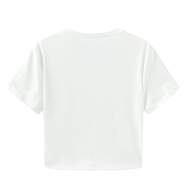 Nové letné slim fit tričko Spice Girl s potlačou ovocia a čerešní, dámske oblečenie, trend