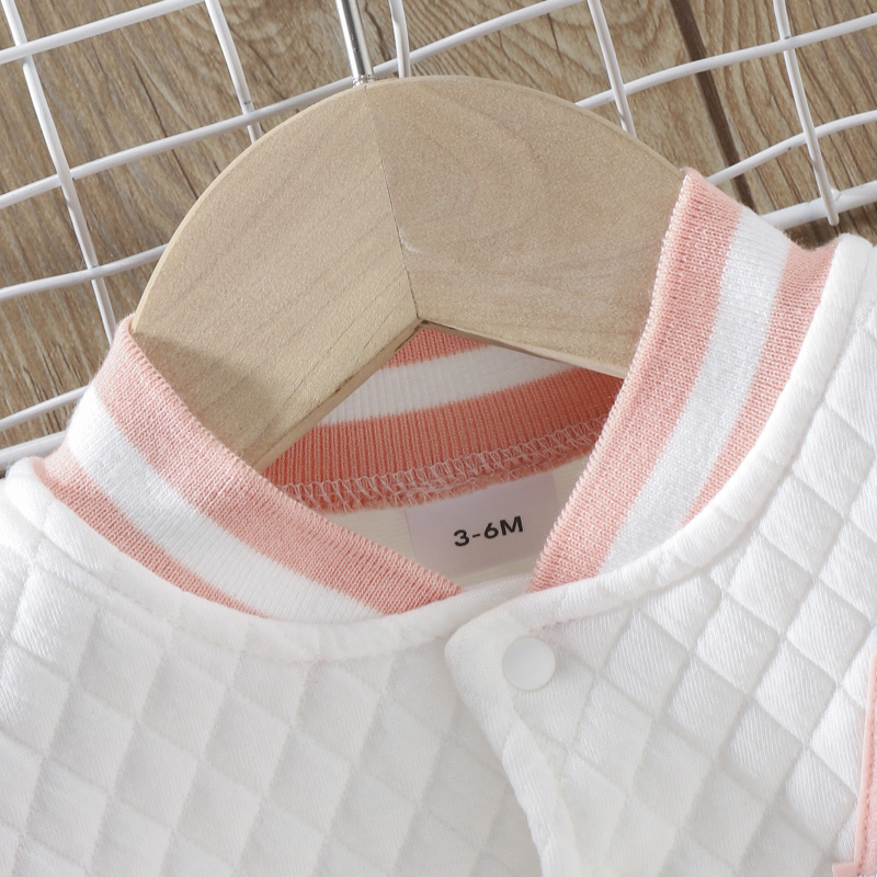 Proljetna i jesenska dječja odjeća za djevojčice, dječja karirana bejzbol jakna u boji, dugi rukavi za malu djecu, europski i američki stil, modna i ležerna odjeća