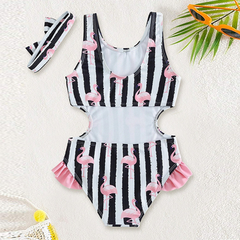 Μαγιό Crossborder 2025 με φιόγκο, νέο παιδικό μαγιό για κορίτσια με βολάν για μικρά και μεσαία παιδιά