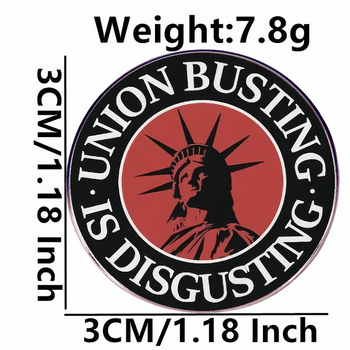 Brošňa Destroyer Will so Evil, odznak z kovovej zliatiny, odznak s motívom Aliancie pracovníkov, doplnky