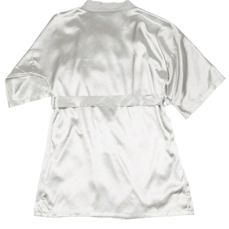 Άνετο και απλό μοντέρνο ανοιχτό πουκάμισο με ζώνη, γυναικείο κομψό πιτζάμα, casual λεπτό στυλ, πουκάμισο για το σπίτι