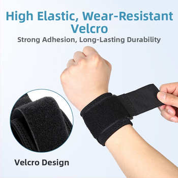 Športový elastický náramok Crossborder Sports s nastaviteľným popruhom na zápästie so suchým zipsom