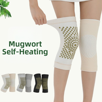 Άμεση προμήθεια από εργοστάσιο, επιγονατίδα Wormwood, ελαστική, διπλής όψης, κοντή, θερμαινόμενη, αθλητική, ζεστή, αφρώδης επιγονατίδα