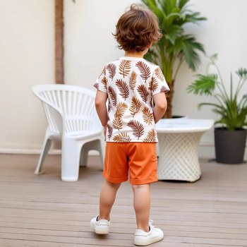 nt2117 Σετ δύο τεμαχίων, σορτς μπλουζάκι για αγόρια, διασυνοριακό ηλεκτρονικό εμπόριο σε εργοστάσια και ΗΠΑ