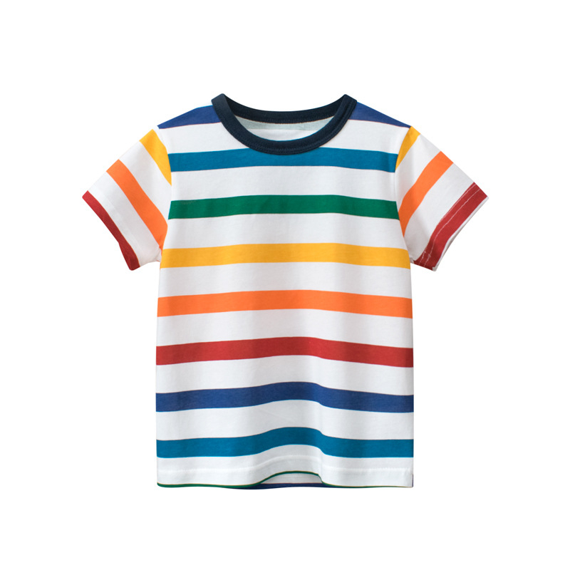 Îmbrăcăminte pentru copii de la 27kids, îmbrăcăminte de vară en-gros pentru copii, tricou cu mânecă scurtă pentru bebeluși, tricou de bază, o generație de păr