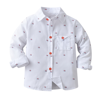 Detské jarné a jesenné oblečenie Chlapčenské tričko s dlhým rukávom, detské tričko v kórejskom štýle so zahraničným obchodom