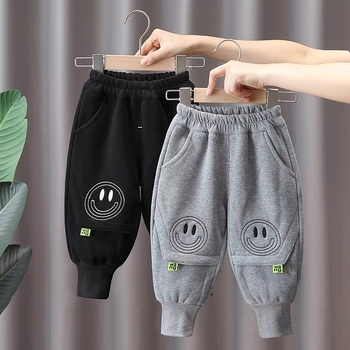 Παιδικά παντελόνια Φθινόπωρο Χειμώνας 2024 Νέο στυλ Βρεφικά Fleece Casual Μακρύ παντελόνι Παιδικά Αθλητικά Casual Μακρύ παντελόνι