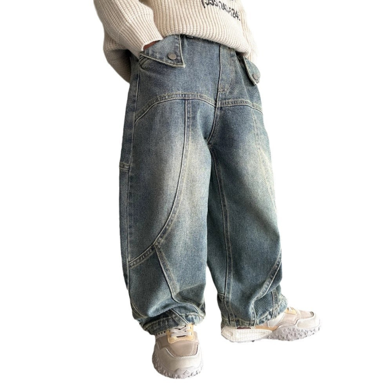 Poiste teksad kevad ja sügis 2025 uued saabumised Zhongda laste kevadrõivaste padjaga trendikad kevadised vabaajapüksid poistele