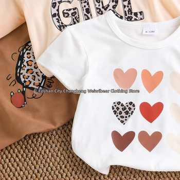 2025 Διασυνοριακή εκτύπωση επιστολών εξωτερικού εμπορίου Ευρώπης και Αμερικής με κοντομάνικο μπλουζάκι για αγόρια, καλοκαιρινό, νέο, στρογγυλό ντεκολτέ, παιδικά ρούχα