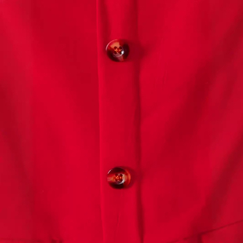 2024. aasta piiriülesed uued Prantsuse 3-10-aastased tüdrukud kannavad punast volangidega kõrgekvaliteedilist kombinesooni tehase väljamüügist