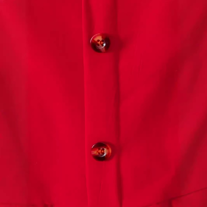 2024. aasta piiriülesed uued Prantsuse 3-10-aastased tüdrukud kannavad punast volangidega kõrgekvaliteedilist kombinesooni tehase väljamüügist