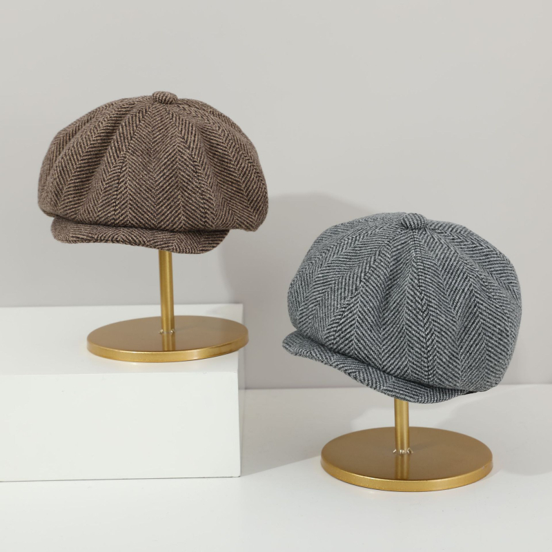 Baretka pre mužov, jar a jeseň 2024, nová detská čiapka s ochranou proti prevráteniu, vintage čiapka pre deti, personalizovaná dámska čiapka