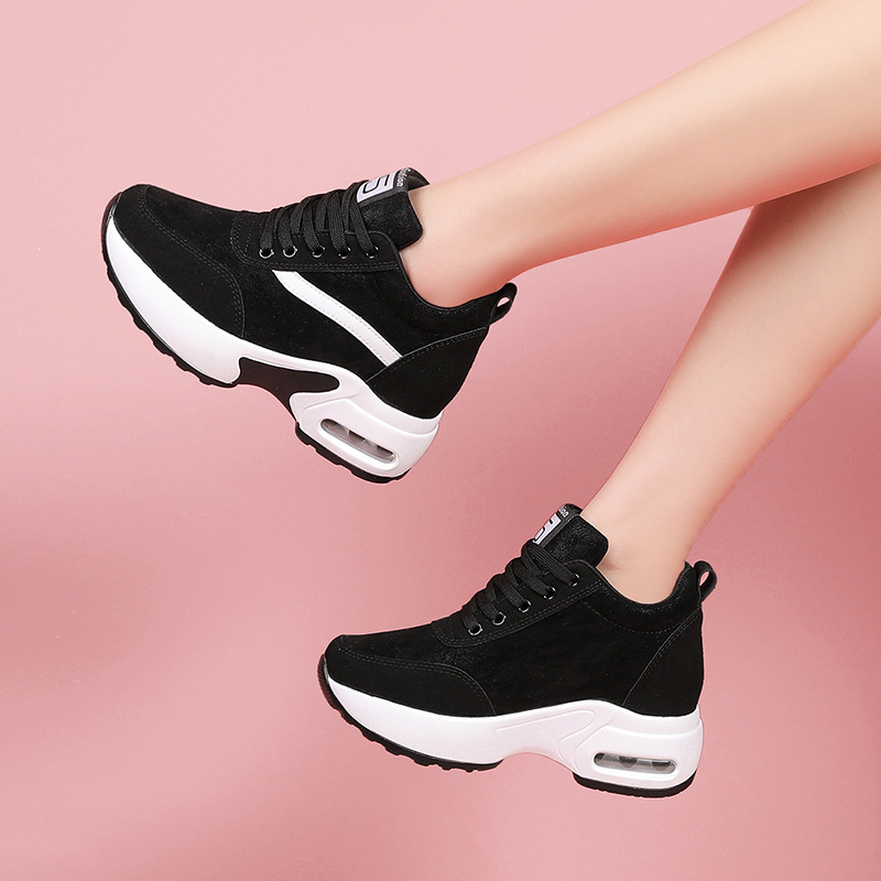 8 cm vidinis aukštis didinantis moteriškas batas odinis sportinis mažas baltas batas moteriškas mažas ūgis didinantis batas 42 jardų plius dydis batai su pripučiama pagalve banguoti batai