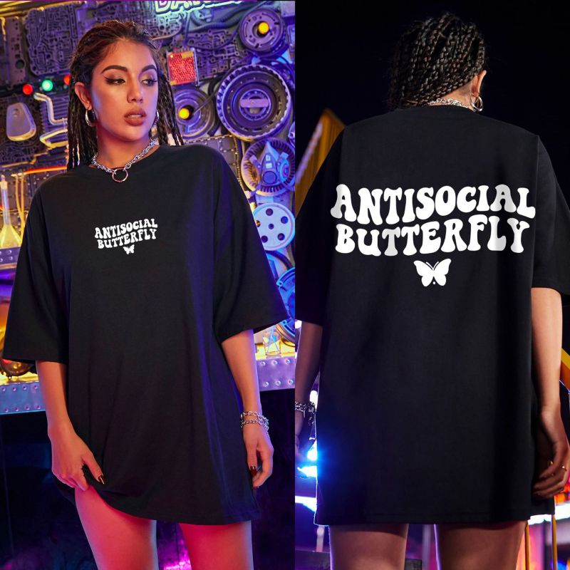 AliExpress Dámske tričko s krátkym rukávom a cezhraničnými rukávmi, nové, s písmenovými ramenami