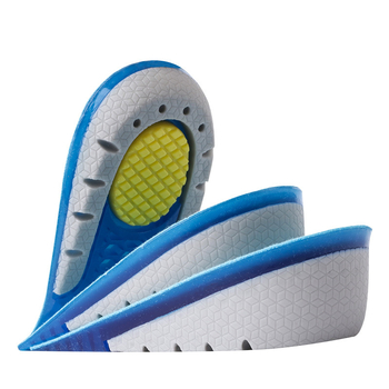 TPE-st kõrgendav poolpadi meestele ja naistele pehme ja mugav sportlik nähtamatu kärgstruktuuriga elastne, mitte väsinud jalga kõrgendav sisetald