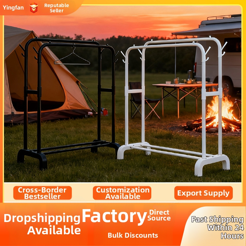 Ruhatartó, álló, cipőtartóval, egyszerű erkélyes ruhaszárító állvány, hálószobai tároló, ruhaszárító rúd, beltéri ruhaakasztó