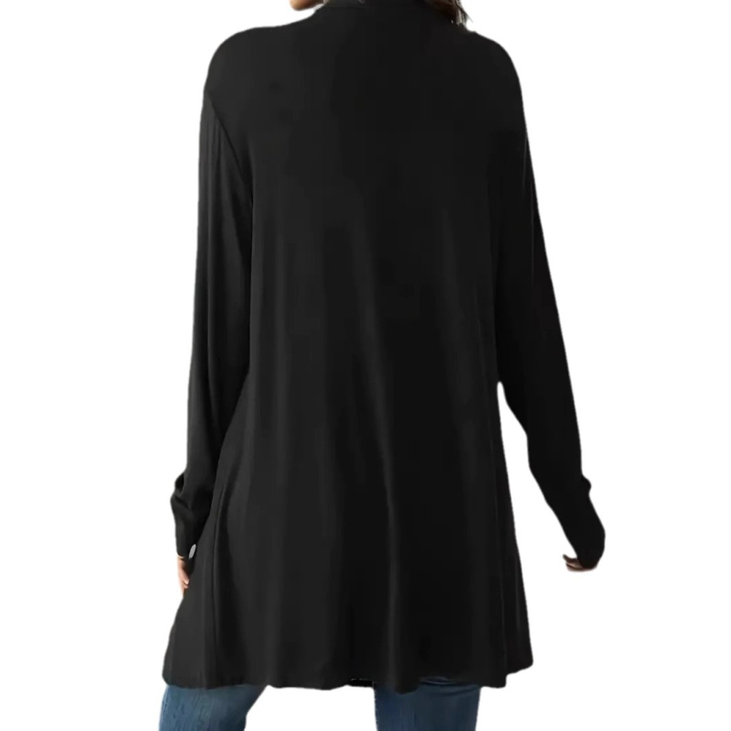 2024 Amazon AliExpress új európai és amerikai női hosszú ujjú dzseki, egyszerű kardigán, hétköznapi dzseki, hosszú