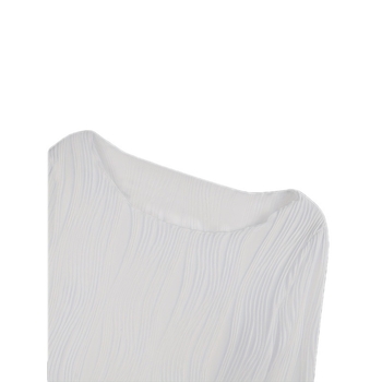 2023 Európsky a americký cezhraničný top s okrúhlym výstrihom na začiatku jesene, trendy štýlový štíhly top s dlhým rukávom a odhalenou kľúčnou kosťou, štíhly vzhľad, ľahký top pre dospelých