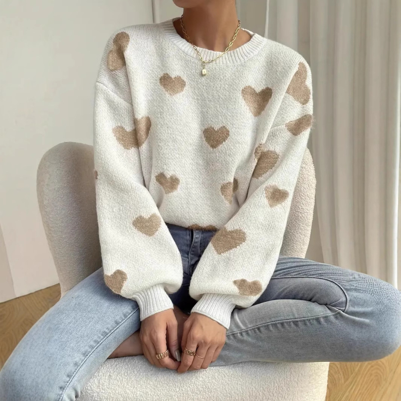 „Amazon“ nepriklausoma stotis, tarpvalstybiniai sprogimai, ruduo ir žiema, Europos ir Amerikos užsienio prekyba, Valentino diena, laisvalaikis, meilė, ilgarankovis baltas megztinis