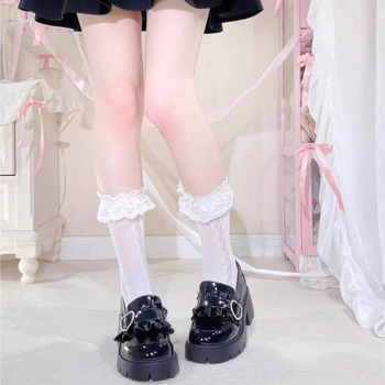 Dámske topánky Mary Jane, vintage, okrúhla špička, malé, nové, módne, sladká mašľa, hrubá spodná časť, hrubý podpätok, Joker, malé kožené topánky