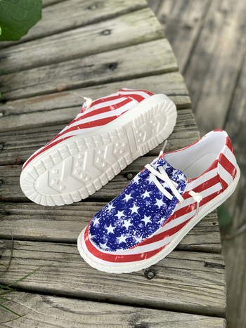 Εξωτερικό Εμπόριο Άνοιξη και Καλοκαίρι Νέα Star Boat Shoes 2023 Ευρωπαϊκά και Αμερικανικά Γυναικεία Casual και Άνετα Υφασμάτινα Παπούτσια Γυναικεία Flats Γυναικεία Παπούτσια Χονδρική