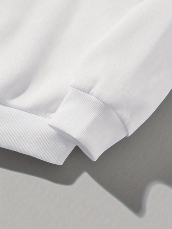 Dámsky sveter s okrúhlym výstrihom a potlačou písmen - ležérny pulóver s dlhým rukávom na jeseň a zimu, prateľný v práčke