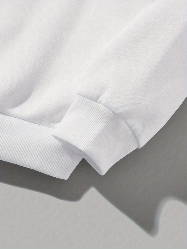 Dámsky sveter s okrúhlym výstrihom a potlačou písmen - ležérny pulóver s dlhým rukávom na jeseň a zimu, prateľný v práčke