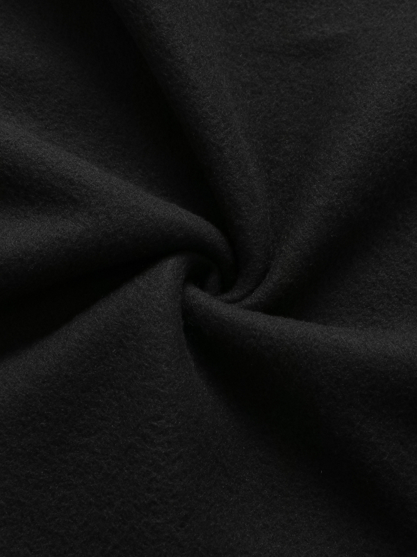 [Cezhraničný európsky kódex] Mikina s kapucňou a grafickou potlačou pavúka - voľná pletená mikina