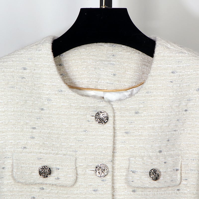 Unikátna nová módna a elegantná dizajnérska bunda vo francúzskom štýle z roku 2025 so sofistikovaným a šik nádychom