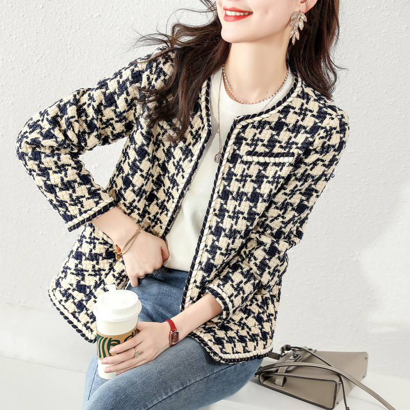 Chanel stilski kaput 2023. proljeće i jesen popularan novi japanski modni retro elegantni kratki gornji kaput za žene