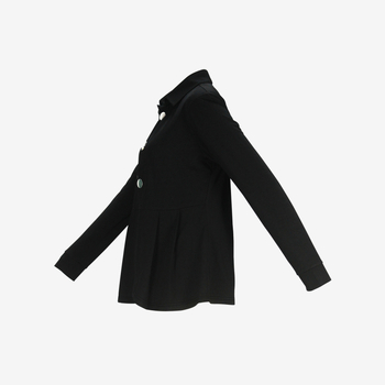 Διασυνοριακό Amazon Ευρωπαϊκό και Αμερικανικό γυναικείο ανοιξιάτικο και φθινοπωρινό casual παλτό με διακοσμητικά κουμπιά στο πέτο, με μακριά μανίκια και κουμπιά