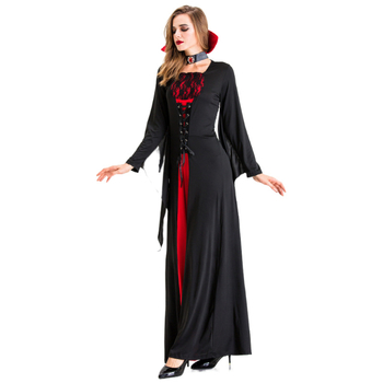Halloween Jelmez Új Vámpír Denevér Jelmez Piros Fekete Csipke Ördög Jelmez cosplay Export Amazon