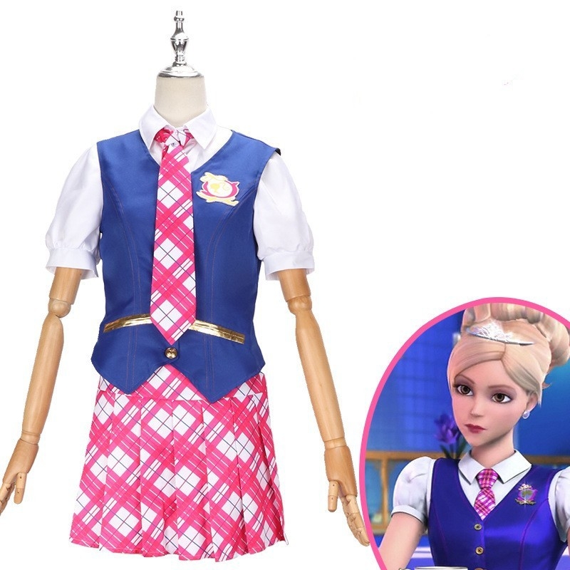 Ρούχα Delancey Cos Γοητεία της Barbie Πριγκίπισσα Ίδια Ρούχα για το Κολλέγιο Σχολική Στολή cosplay Παιχνίδι Ρόλων Γυναικεία Ρούχα