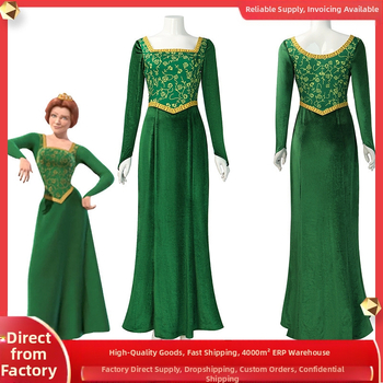 На склад Анимационен филм за възрастни и деца Чудовище Шрек Принцеса Фиона косплей Дамско облекло