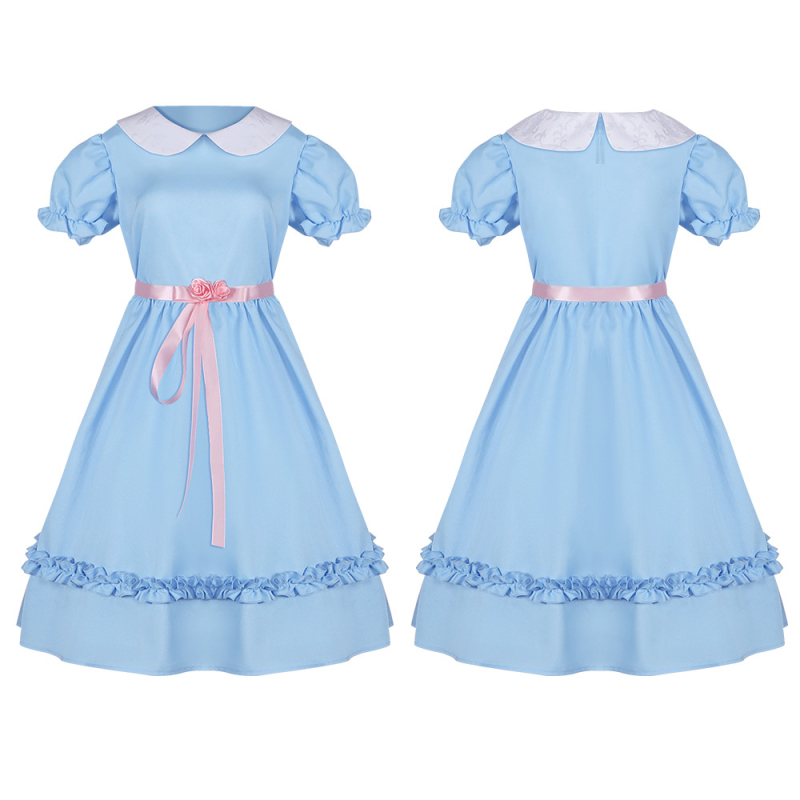 „Twin Girl Cos Clothing“ Helovino kostiumo suknelė „Cosplay“ spektaklio drabužiai