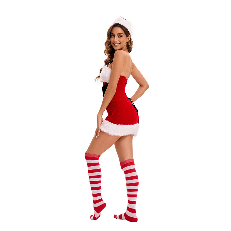 Haine de Crăciun transfrontaliere europene și americane noi, pentru femei și adulți, pălărie de Crăciun, costum, petrecere de sărbătoare, petrecere de ziua de naștere
