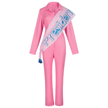 Roosa Jumpsuit Cos Suit Beach Halloween Cosplay Cosplay kostüüm naistele