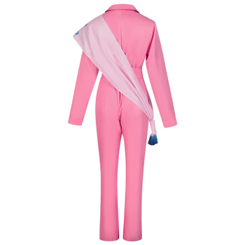 Roosa Jumpsuit Cos Suit Beach Halloween Cosplay Cosplay kostüüm naistele