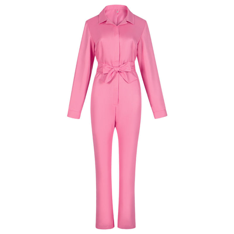 Roosa Jumpsuit Cos Suit Beach Halloween Cosplay Cosplay kostüüm naistele