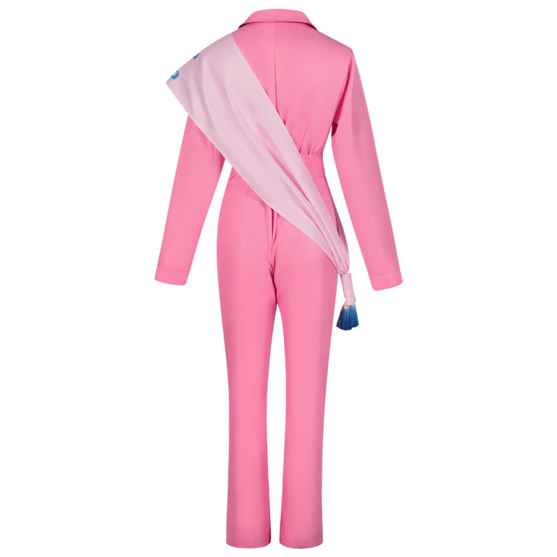 Roosa Jumpsuit Cos Suit Beach Halloween Cosplay Cosplay kostüüm naistele