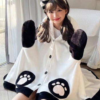 Νυχτικό National Treasure Panda, Κουβέρτα Κλιματιστικού, Σάλι, Cape Coral, Fleece, Τεμπέλης Μανδύας