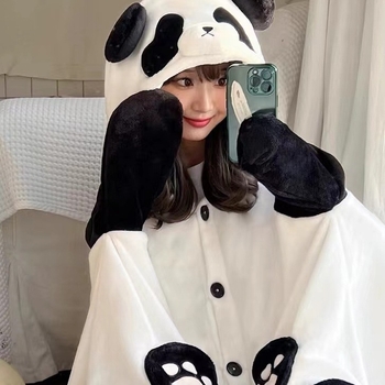 Νυχτικό National Treasure Panda, Κουβέρτα Κλιματιστικού, Σάλι, Cape Coral, Fleece, Τεμπέλης Μανδύας